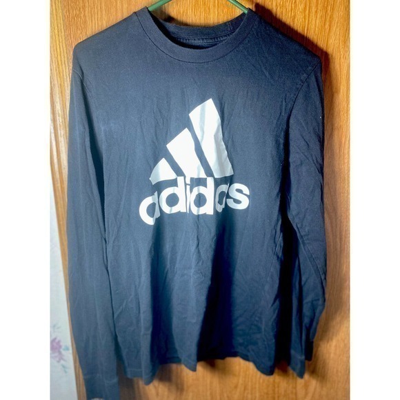 adidas logo pullover‎ crewneck sweatshirt size s/p - Picture 1 of 5